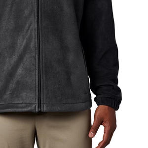 Veste d'hiver pour homme en polaire, matière chaude et douce, fermeture éclair, idéale pour la vente en gros, service OEM, manches longues, col montant - Product Image 3