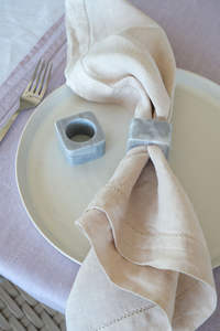 Nouveauté, élégant porte-serviettes en marbre pour une table à manger haut de gamme, ajoutant un accent de pierre raffiné - Product Image 3