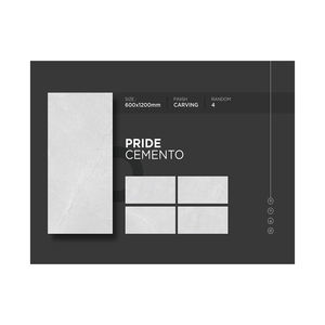 Carreaux de sculpture en porcelaine d'intérieur modernes de haute qualité 600X1200MM épaisseur de 5mm pour sols intérieurs directement exportés d'Inde - Product Image 1