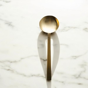 Ensemble de 2 cuillères à thé en laiton de qualité d'exportation, fini mat, idéal pour les événements, accessoires pour café et thé - Product Image 6