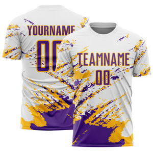 Vente en gros de maillots de football américain personnalisés respirants et à séchage rapide pour adultes, 100% polyester, couleurs personnalisées, noms de joueurs personnalisés - Product Image 2