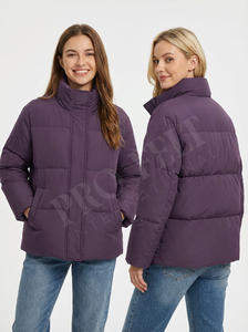 Chaqueta Acolchada Unisex, Transpirable, con Cierre de Presión, Logotipo Personalizado, Chaqueta Informal para Exteriores - Product Image 4