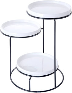 Soporte de pastel con marco de Metal negro hecho a mano de calidad superior Restaurante de fiestas de Navidad y bodas - Product Image 6