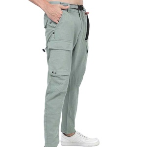 Pantalones cortavientos de poliéster personalizados de alta calidad para hombres de talla grande estilo casual ligero de moda al por mayor - Product Image 6