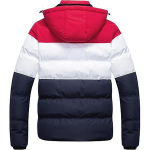 Chaqueta acolchada con capucha impermeable para hombre de estilo callejero de alta calidad invierno cálido transpirable de secado rápido personalizable de talla grande 5XL - Product Image 4