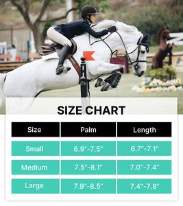 Premium <b>Ladies</b> Equestrian Horse Riding <b>Gloves</b> Track Fabric Synthetic <b>Leather</b> Microvision International Brand Customizable Design - Product Image 6