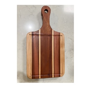 Tablas de cortar de madera hechas en India Tabla de cortar de madera con mango Soporte para cortar - Product Image 6