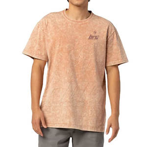 Street Wear <b>Men</b> Acid Wash T-<b>Shirts</b> Quick Dry Comfortable <b>Men</b> T-<b>Shirts</b> Customized Logo <b>Men</b> T-<b>Shirts</b> - Product Image 2