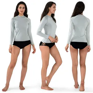 เสื้อรัดรูปผู้หญิงแบบแห้งเร็วระบายอากาศได้ดีสำหรับฟิตเนสวิ่งและเล่นกีฬา - Product Image 5