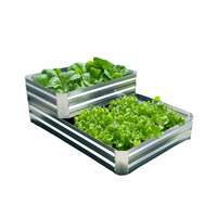 Jardinière surélevée pour la maison et le jardin, jardinières en métal pour l'extérieur, pour les légumes, meubles d'extérieur, décoration minimaliste pour la maison, GB012