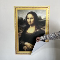 Peinture Mona Lisa de Leonardo da Vinci, le matériau en polystyrène Durable réutilisable maintient la Surface avec l'électricité statique