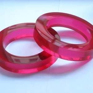 RESIN BANGLE RESIN BANGLES CUSTOMIZED COLOUR FULL and FNSH Small Size Resin Acrylic Opening Bangle Women Exquisite <b>Bracelet</b> - Product Image 1