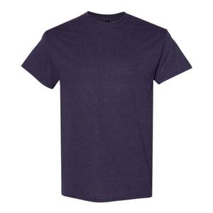 T-shirt unisexe à manches courtes et col en V en tricot Hip Hop 100% coton Coupe classique avec motif Séchage rapide Respirant - Product Image 3