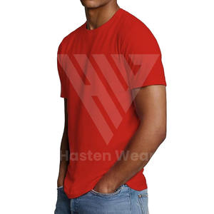 Camisetas de Color Sólido para Hombre, Ropa Deportiva de Manga Corta para Entrenamiento de Gimnasio, Cuello Redondo, Ajuste Muscular - Product Image 5