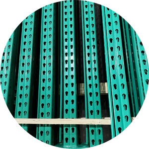 Customized Size Heavy Duty Teardrop Upright Storage Pallet Rack <b>System</b> WA 84865842679 Warehouse <b>Racking</b> Shelves - Product Image 4