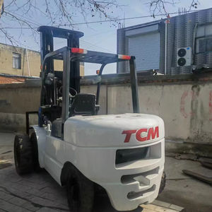3m yükseklik çin 5Ton ucuz fiyat 4x4 tekerlek japonya marka TCM 45 kullanılmış Forklift dizel Forklift çatal - Product Image 1