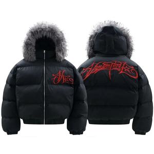 Premium Quality Shiny Puffer Jacket for Men and <b>Women</b> Custom Padded Hooded Puff Plain Dyed XS Size - Product Image 1