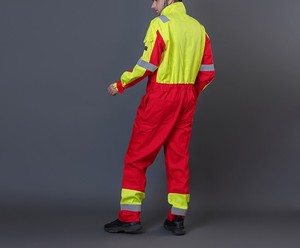 Logo personnalisé OEM Combinaison uniforme de travail ignifuge réfléchissant Vêtements de sécurité pour électricien de champ pétrolier Thermique - Product Image 5