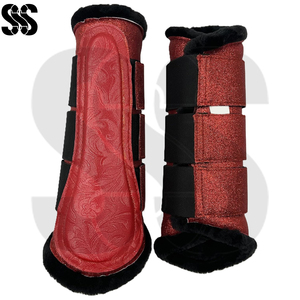 Nouvel ensemble de tapis de selle pour cheval en molleton de coton et polyester, léger, de haute qualité, doux, absorbant les chocs, élégant et durable, tendance 2026 - Product Image 5