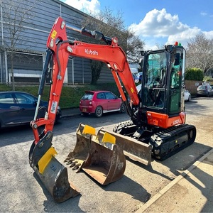Entrega rápida Kubota Excavadora de la mejor compra Kubota Motor Excavadora de orugas Excavadora de granja Calidad Premium al por mayor - Product Image 5