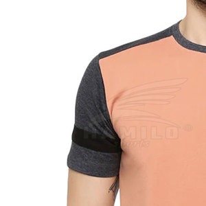 Vente en gros T-Shirt pour homme 100% coton Col rond Logo OEM personnalisé Couleur Design T-Shirt pour homme pour adulte - Product Image 6