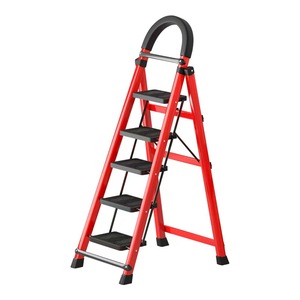 Scala in Acciaio Pieghevole Portatile 2025 Nuovo Stile, 3-8 Gradini, Capacità di Carico 500kg, per Uso Esterno - Product Image 4