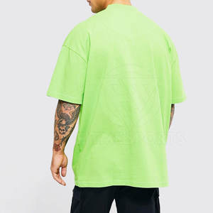 Concevez votre propre logo imprimé personnalisé T-shirt coupe carrée prix de gros T-shirt léger pour hommes coupe carrée - Product Image 2