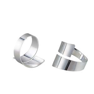 Home and Tabletop Decor Stainless Steel Napkin Ring Holder and <b>Table</b> Centerpiece Item Hotel for Home Office at Low Cost - Product Image 4