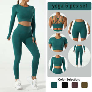 เสื้อกล้ามสำหรับผู้หญิงชุดโยคะฟิตเนสวิ่งและโยคะสไตล์ล่าสุด - Product Image 2