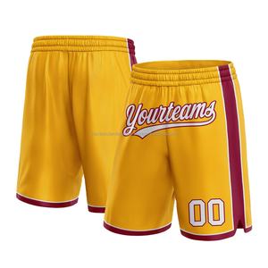 Men Team Basketball Mesh Shorts with Custom Name Number Sublimation Printing <b>Elastic</b> Waist for Private Label OEM Sportswear - Product Image 5