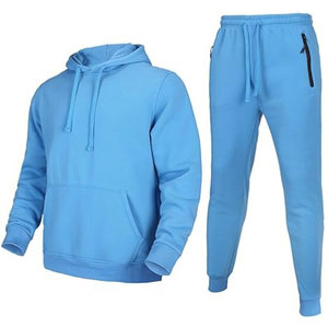 ชุดวอร์มลำลองผ้าฝ้ายแท้ 100% ระบายอากาศได้ดี แบบสั่งทำพิเศษ ชุดเซ็ตสองชิ้นสำหรับผู้ชาย พร้อมเสื้อฮู้ดและกางเกงวอร์ม - Product Image 5