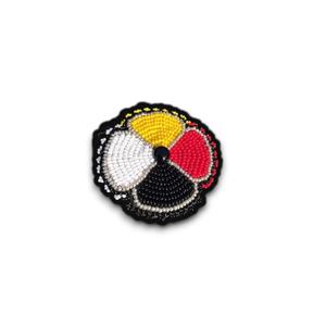 Broche de moda con cuentas Diseño de cuatro direcciones - Product Image 2