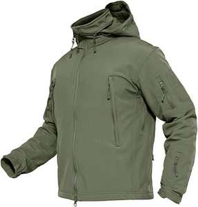 Veste softshell coupe-vent imperméable pour hommes, entraînement tactique en plein air, streetwear de banlieue, uniforme d'entraînement coupe-vent à la mode - Product Image 4