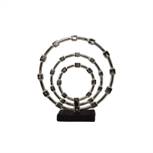 Maçon moderne alchimie argent décor Sculpture métal abstrait décoratif Sculpture décor à la maison Statue article à prix d'usine direct - Product Image 1