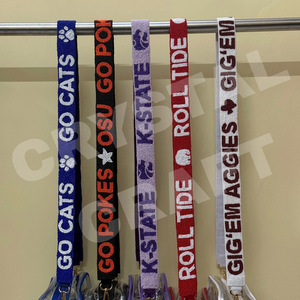 Bulldogs Go personalizado oro blanco semilla cuentas bolsa correas accesorios de moda para bolsos con correa de monedero con cuentas - Product Image 3