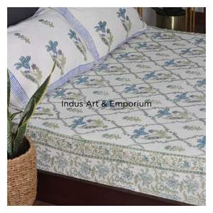Holesale-colchas de algodón con estampado a mano, colchas de lino y algodón - Product Image 3