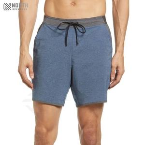 Pantalones Cortos Deportivos Transpirables de Algodón y Elastano con Logotipo Personalizado de Alta Calidad OEM para Hombre, Pantalones Cortos Deportivos para Correr, Gimnasio y Entrenamiento - Product Image 4