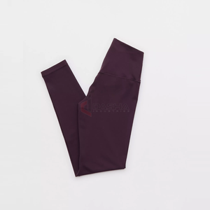 Mallas de Yoga de cintura alta para mujer con logotipo personalizado, pantalones deportivos ajustados de color sólido para gimnasio y entrenamiento - Product Image 2
