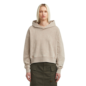 Sweat à capuche décontracté d'hiver pour femmes imprimé avec logo avant manches longues col à capuche 100% coton - Product Image 1