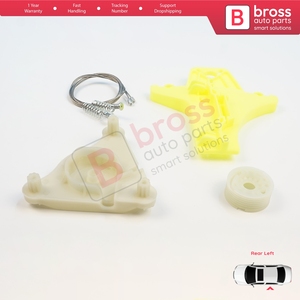 Kit de réparation de lève-vitre électrique BWR5520, porte arrière gauche pour Passat B6 3C2 3C5 B7 362 365 2010-2015 4/5 portes 3C4839755 - Product Image 3