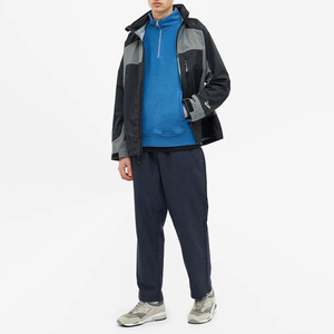 Sudadera con Capucha de Cuello Alto para Hombre, 100% Algodón, con Cierre de Cremallera Corto, Secado Rápido y Transpirable para Invierno - Product Image 4