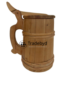 Tradebyd ถ้วยสไตล์ไม้ที่ไม่ซ้ำกันเครื่องดื่มพลาสติกที่มีแรงบันดาลใจแก้วไม้ของขวัญที่น่าจดจำ - Product Image 4