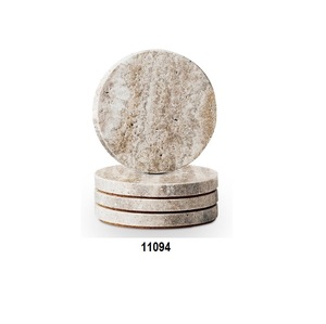 Juego de 4 posavasos de cobre martillado de cobre puro y hecho a mano 100% - Product Image 5