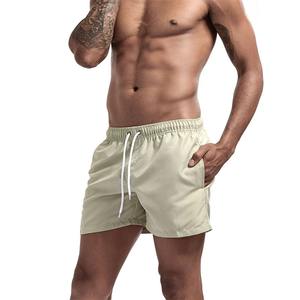 Haute qualité hommes couleur unie séchage rapide vêtements de plage décontractés moyen pantalons chauds natation Surf Board ShortsDDP expédition - Product Image 5