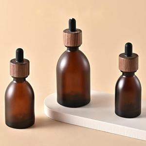 Flaconi Contagocce in Vetro Satinato con Spalla Inclinata da 30ml-100ml, Bottiglie per Oli Essenziali e Sieri, Confezioni da Viaggio Ricaricabili per Skincare - Product Image 1