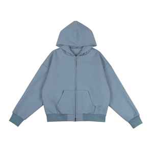 Sweat à capuche personnalisé épais délavé à l'acide 500 g/m² respirant vieilli brodé haute qualité vente en gros 100 % coton - Product Image 6
