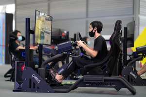 Cammus F1 Sim đua xe Mô phỏng trò chơi PC với bánh xe và bàn đạp cho các cơ sở công viên giải trí - Product Image 6