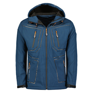 Wholesale Polyester Hooded Waterproof Zipper Softshell <b>Jacket</b> Indemand High Quality Outdoorwear Musthave Sportwear <b>Men</b> <b>Jacket</b> - Product Image 2