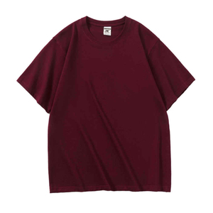 T-shirt décontracté pour homme en jersey 100% coton 280 g/m², manches courtes, col rond, couleur unie, coupe classique, logo imprimé sur le devant - Product Image 4