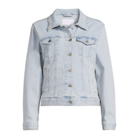 Service OEM Vestes en jean grande taille pour femmes Conception personnalisée Jeans délavés de qualité supérieure à la mode Vestes décontractées coupe ajustée pour femmes